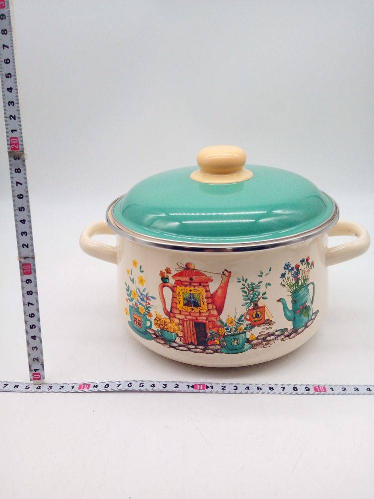 Кастрюля конич. Чайный домик 4,0л. 1с46я сл.кость (00097)