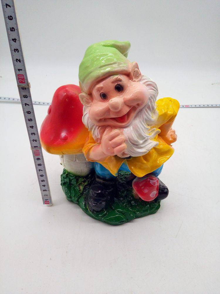 Фигура Гном у гриба 25*22см.(01985)