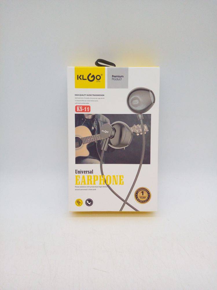 Наушики Kleo  черные 11 (07885)