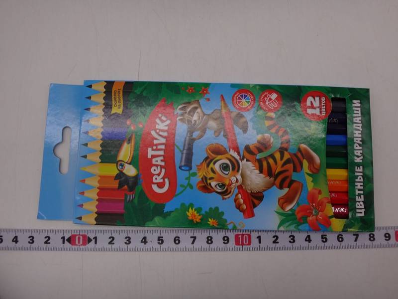 Н-р цв. каранд. 12цв. Creativiki КЦ12КР