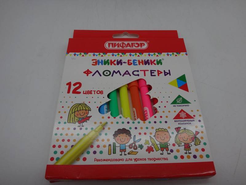 Фломастеры 12цв. Пифагор Эники-беники 151401