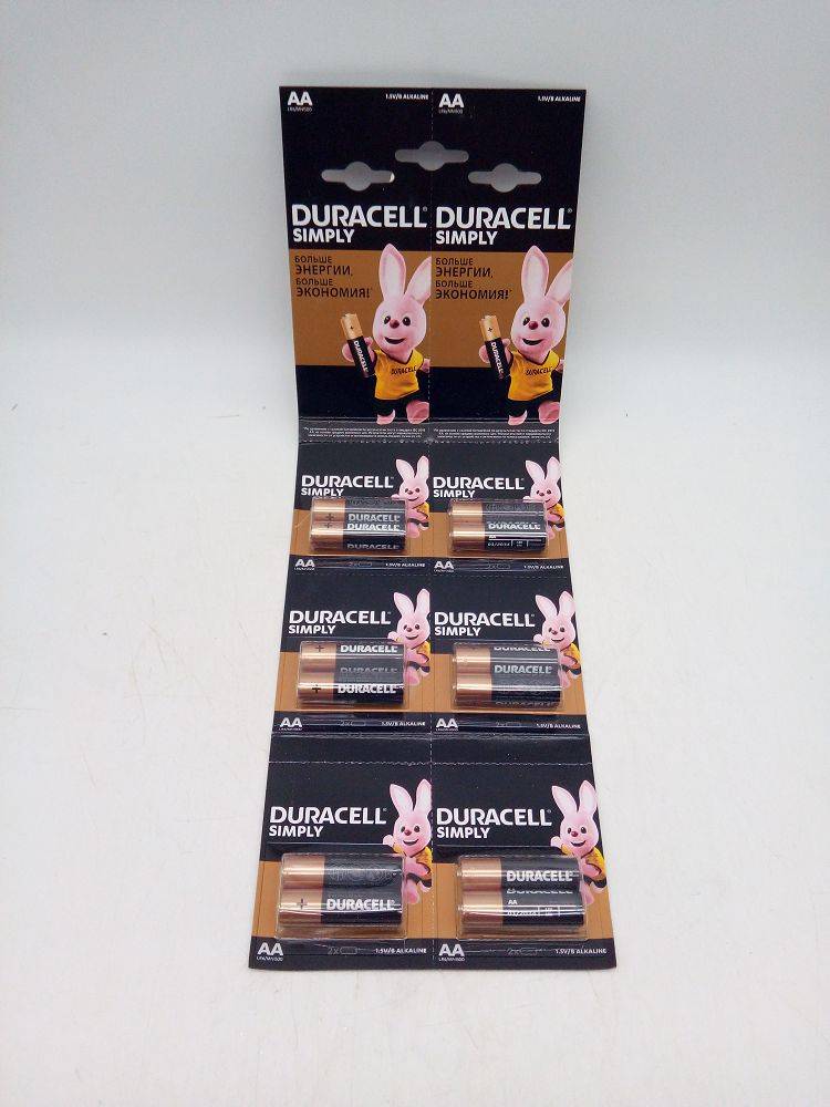 Э/п Duracell LR6 1/12 кит. (02042)