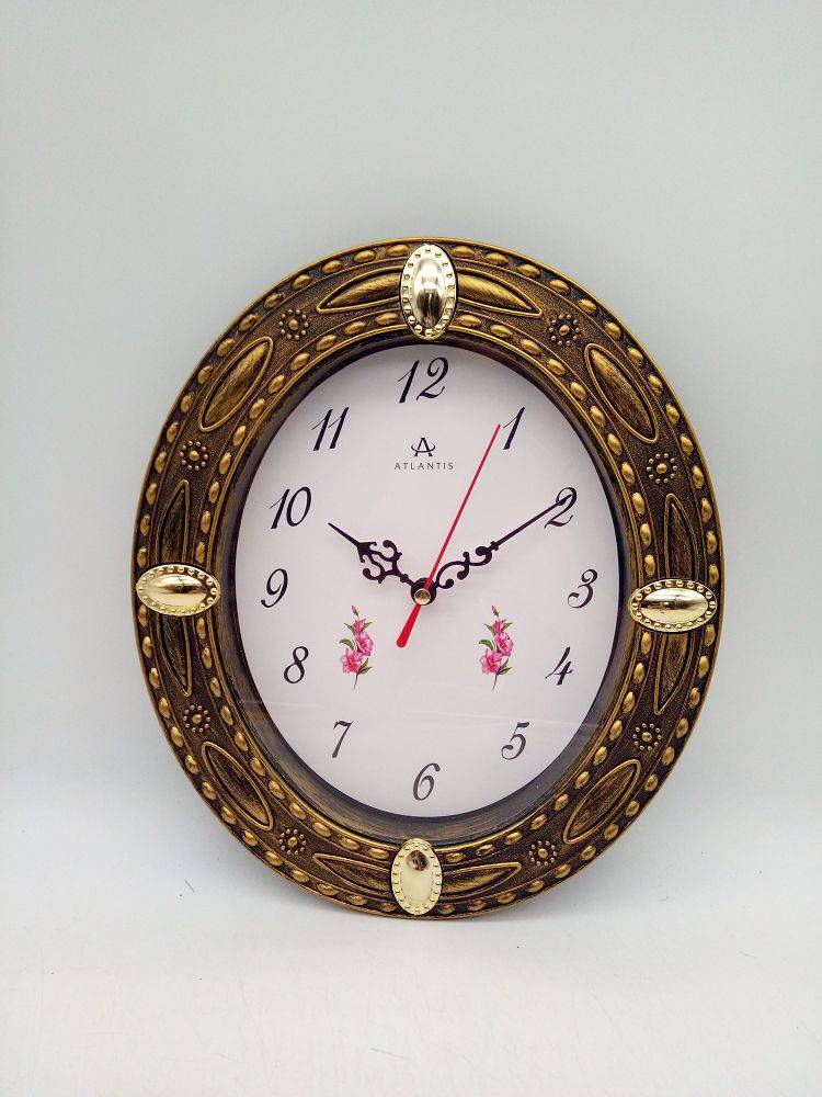 Часы настенные Atlantis 690 antique gold 25*22см.(01771)