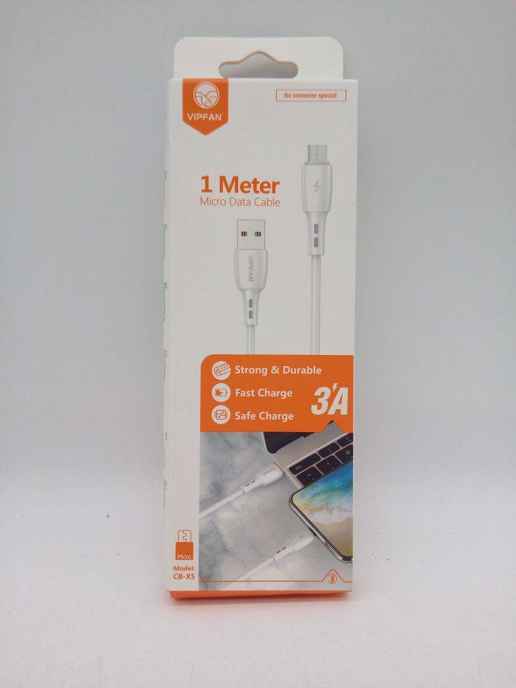Кабель USB - micro USB VIPFAN X5 3A 1м. (00294)
