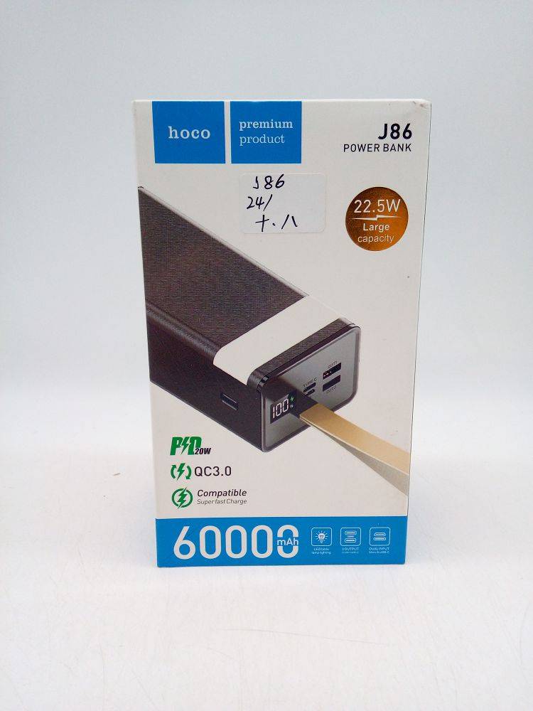 Аккумулятор внешний HOCO J86 60000 мАh (02289)