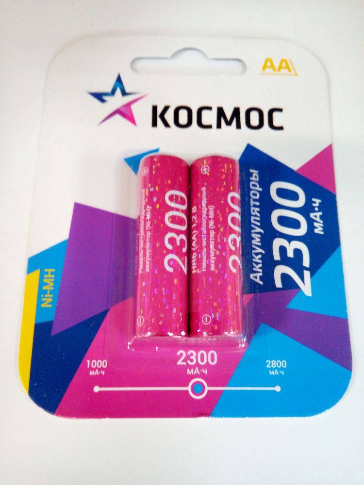 Аккумулятор Космос R6 2300mAh (02636)