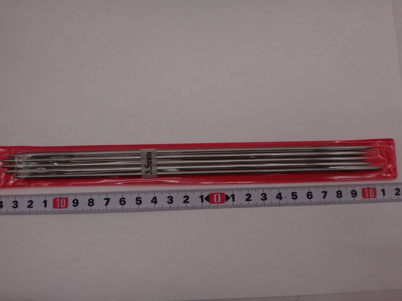 Спицы носочные в чехле 3,5мм.(04035)
