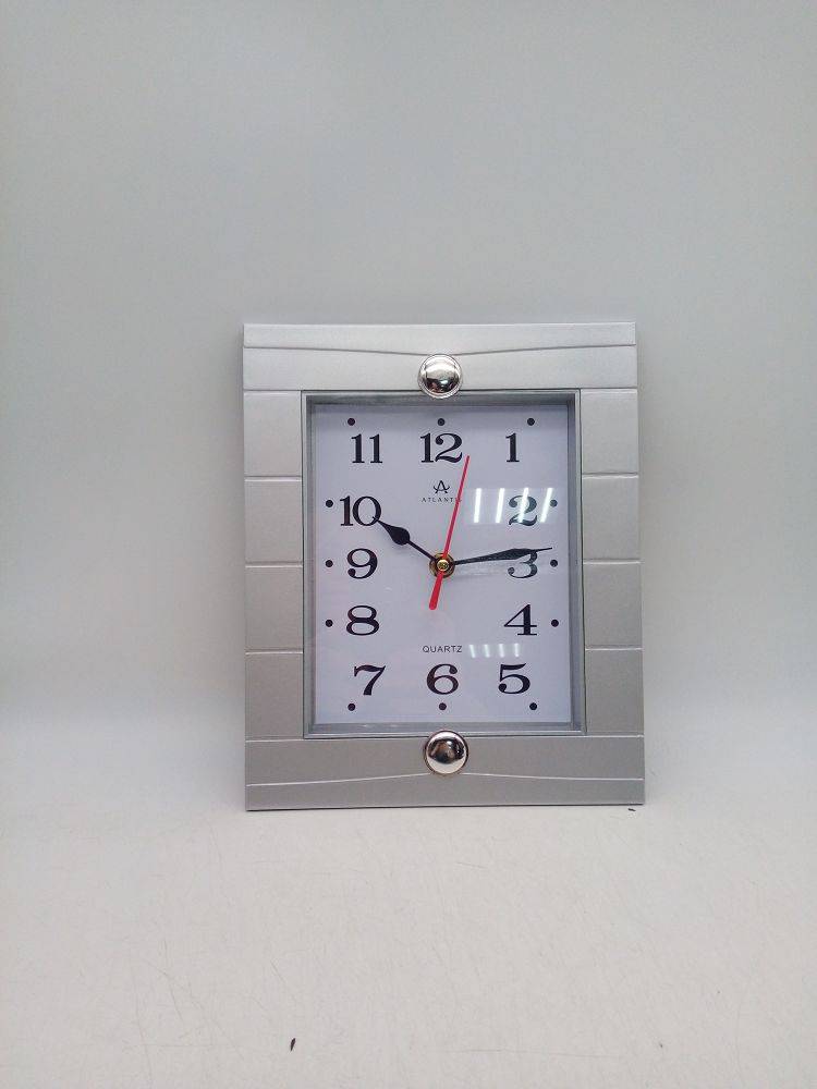 Часы настенные Atlantis TLD-6065B silver (02575)