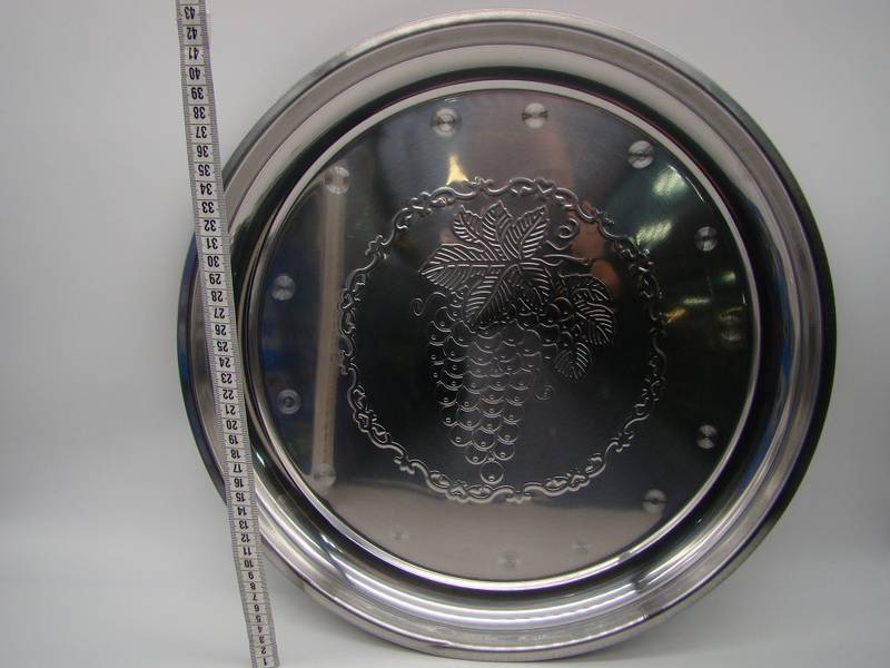 Поднос металлический Д-45см.(КН997)(05735)