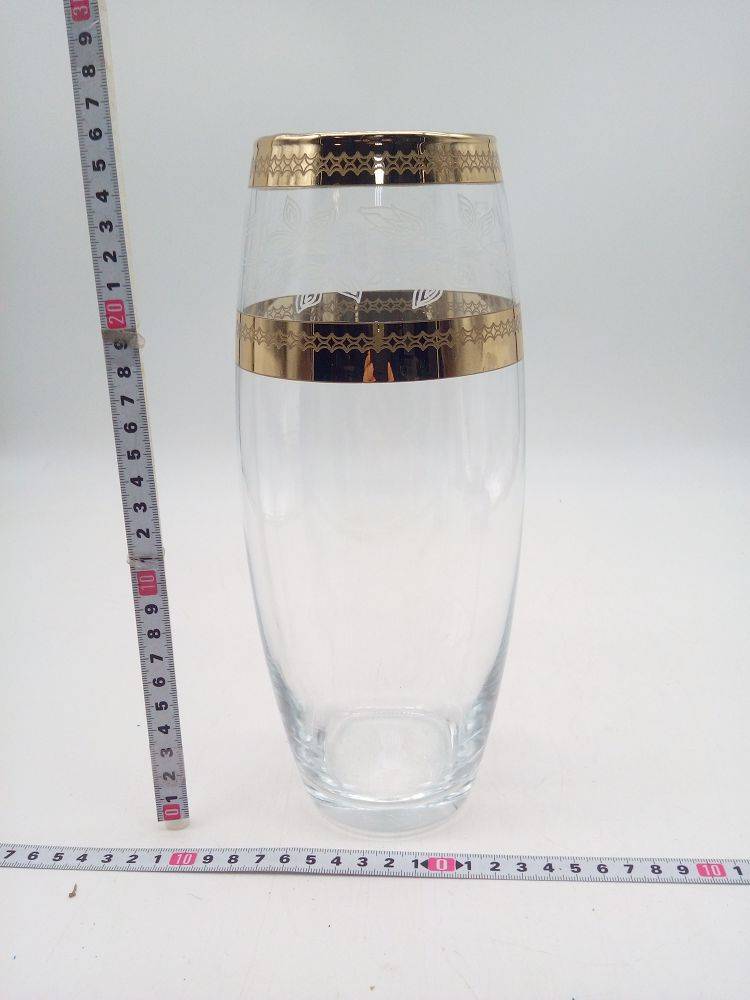 Ваза стекл. 26см.EAV116-3966/S/Z/1 (06796)