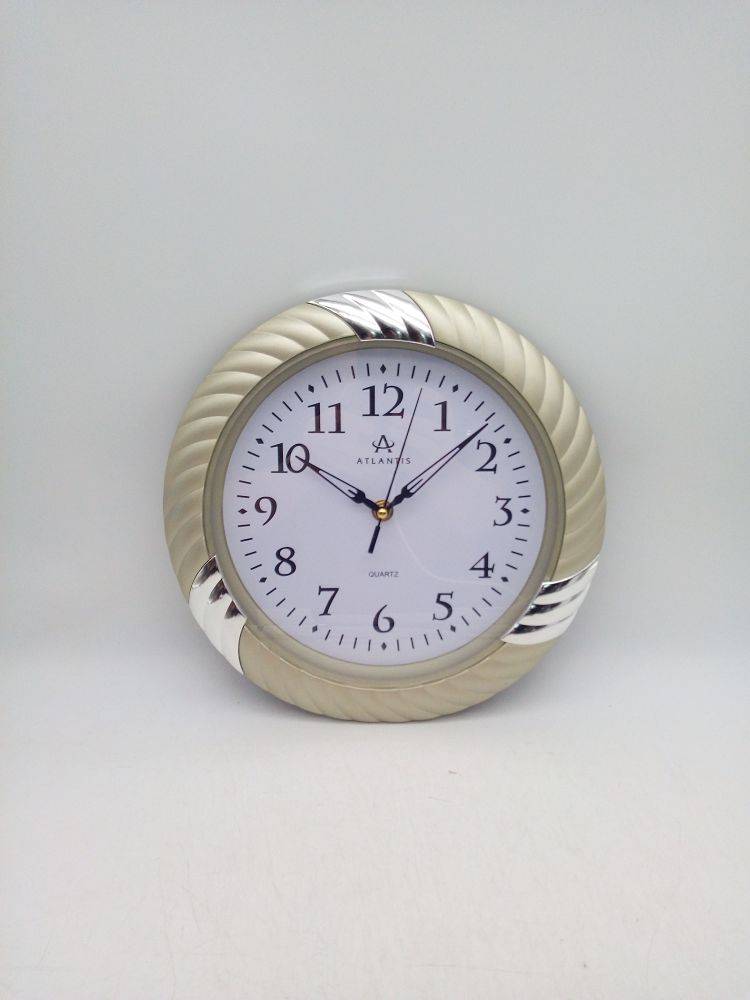 Часы настенные Atlantis GD-8301 gold (04369)