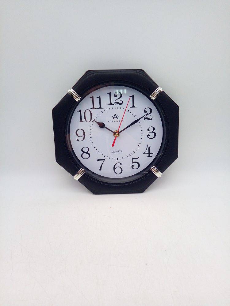 Часы настенные Atlantis TLD-6047 black (00005)