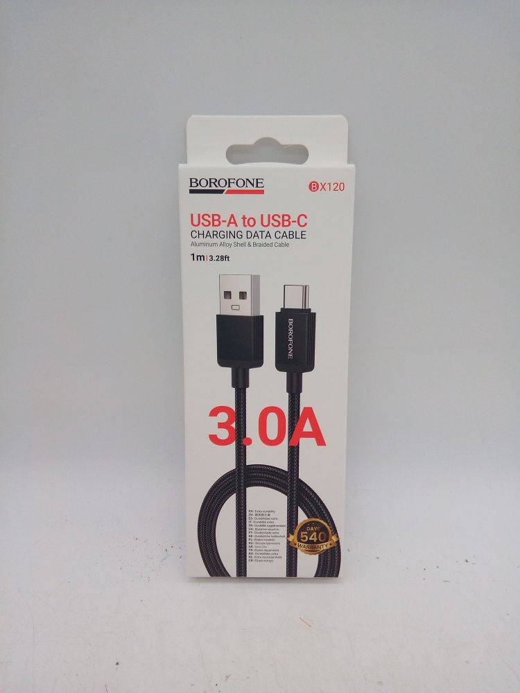 Кабель Type-C- Type-C KLGO S-125 2,4А 1мет черный (05926)