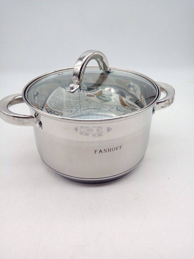 Кастрюля Fanhoff Империя 3,8л. 20*12,5см. (09166)