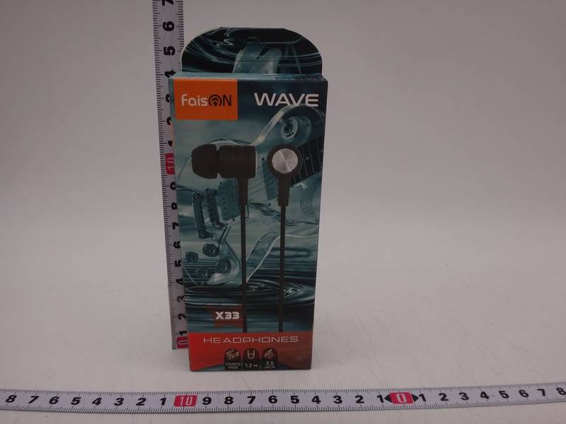 Наушники внутриканальные FaisON X33, Wave, силикон