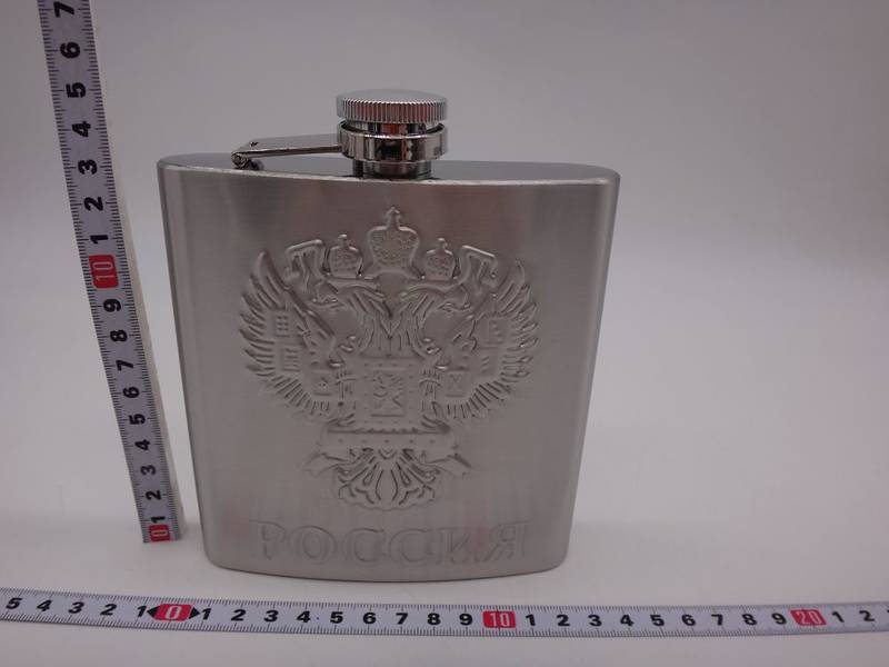 Фляга бол.в бел. кор. Герб (16-5)(08267)