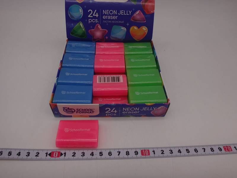 Ластик Schoolformat NEON JELLY
