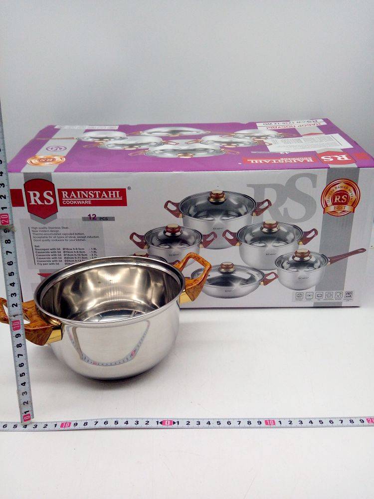 Набор посуды RS/CW 1230-12 WD (12пр.) (08242)