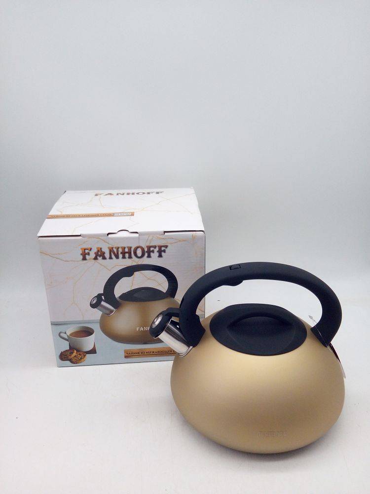 Чайник Fanhoff 3,0л. 18см. нерж. FH-69702 (08764)