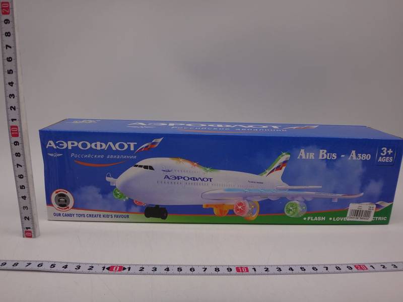 Самолет Аэрофлот свет.музыка 735руб.шт.