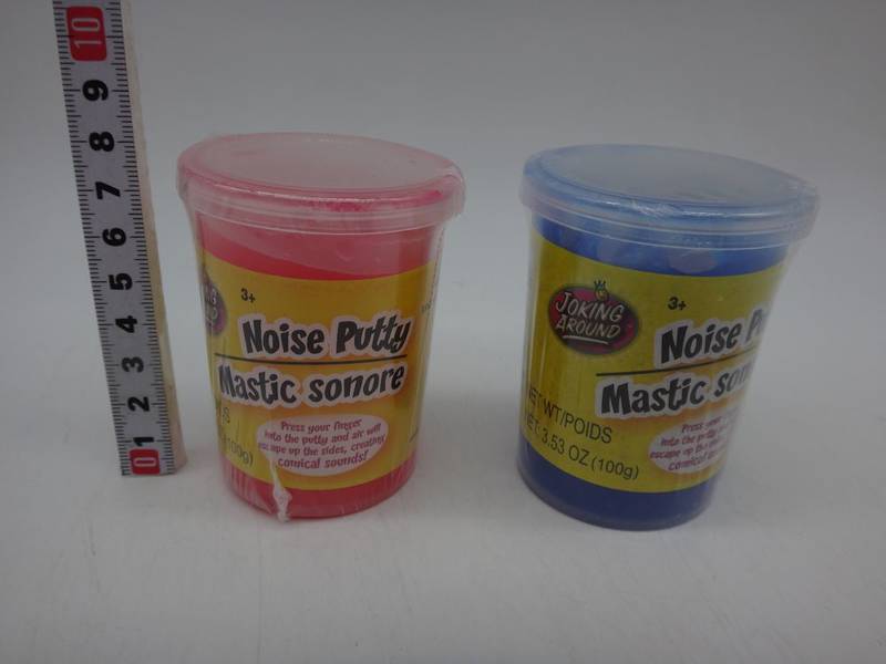 Лизун в банке Тянучка Noise putty 45 руб.